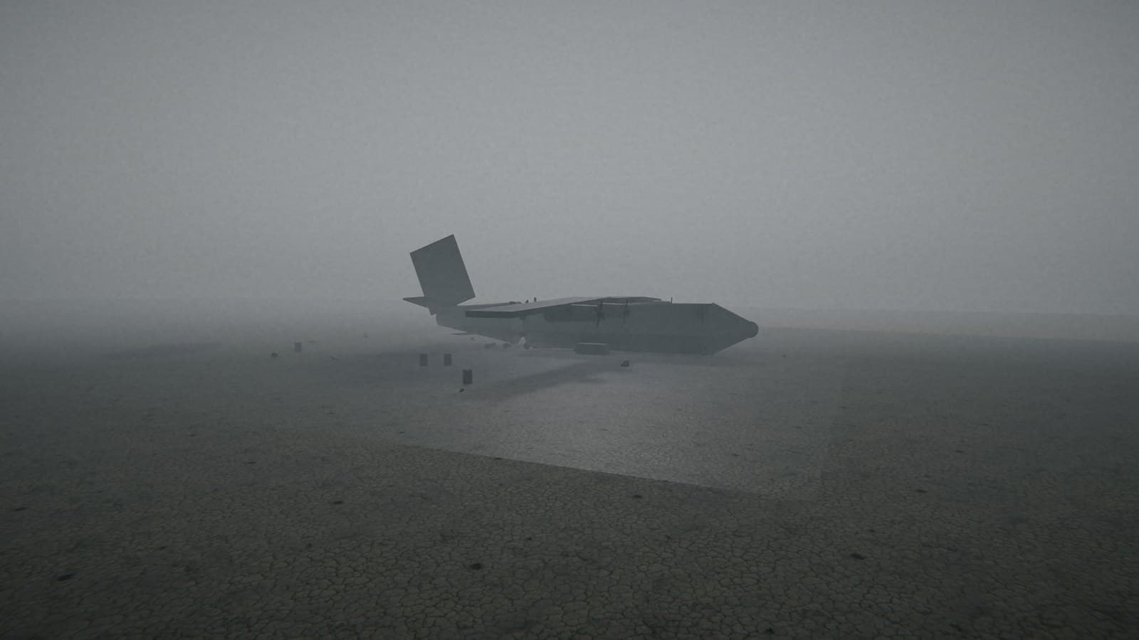 The crash site